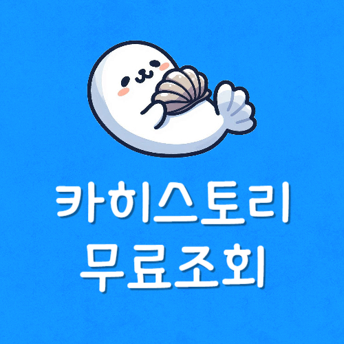 카히스토리 조회 안됨