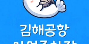김해국제공항 만차시 사설주차장 저렴한곳 당일 예약 꿀팁