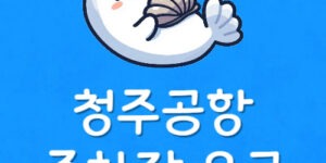 청주국제공항 주차장 실시간 예약 요금 할인 만차 확인방법