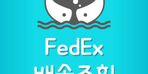 페덱스 FedEx 배송조회 방법