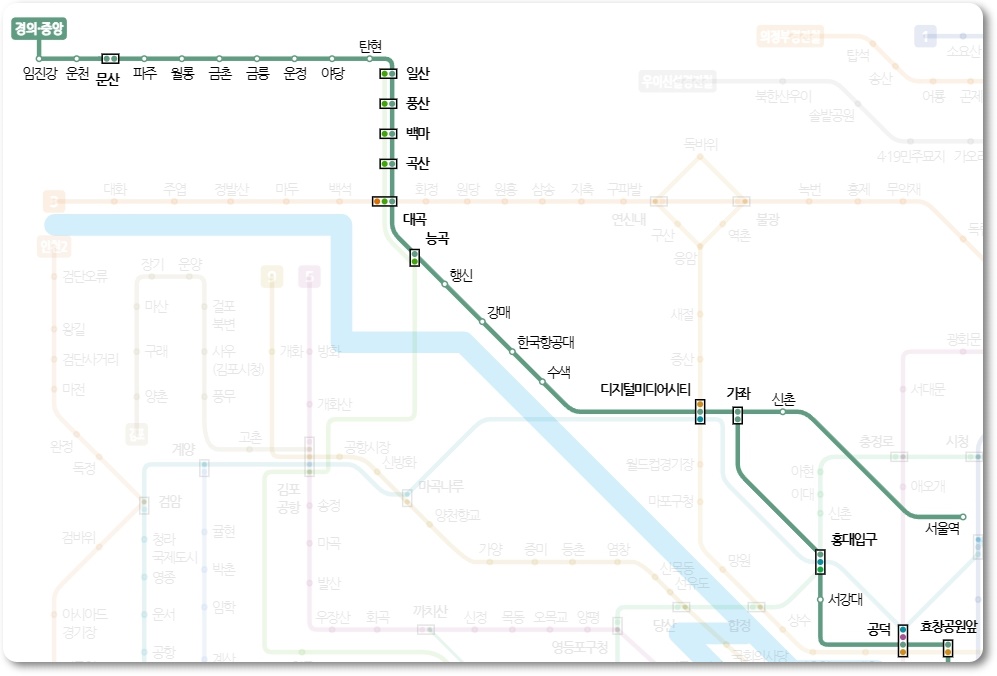 경의선 지하철 막차 시간