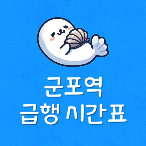 군포역 1호선 노선도